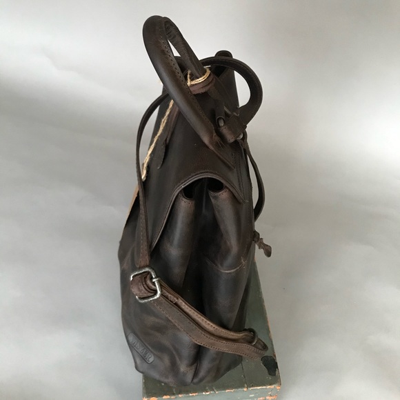 KASZER Buffalo Leather Backpack #20081 C6 - Picture 4 of 12